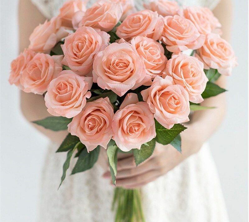 11pcs Artificial Flower Rose Floral Home /Hotel / Wedding / Party Decoration NEW