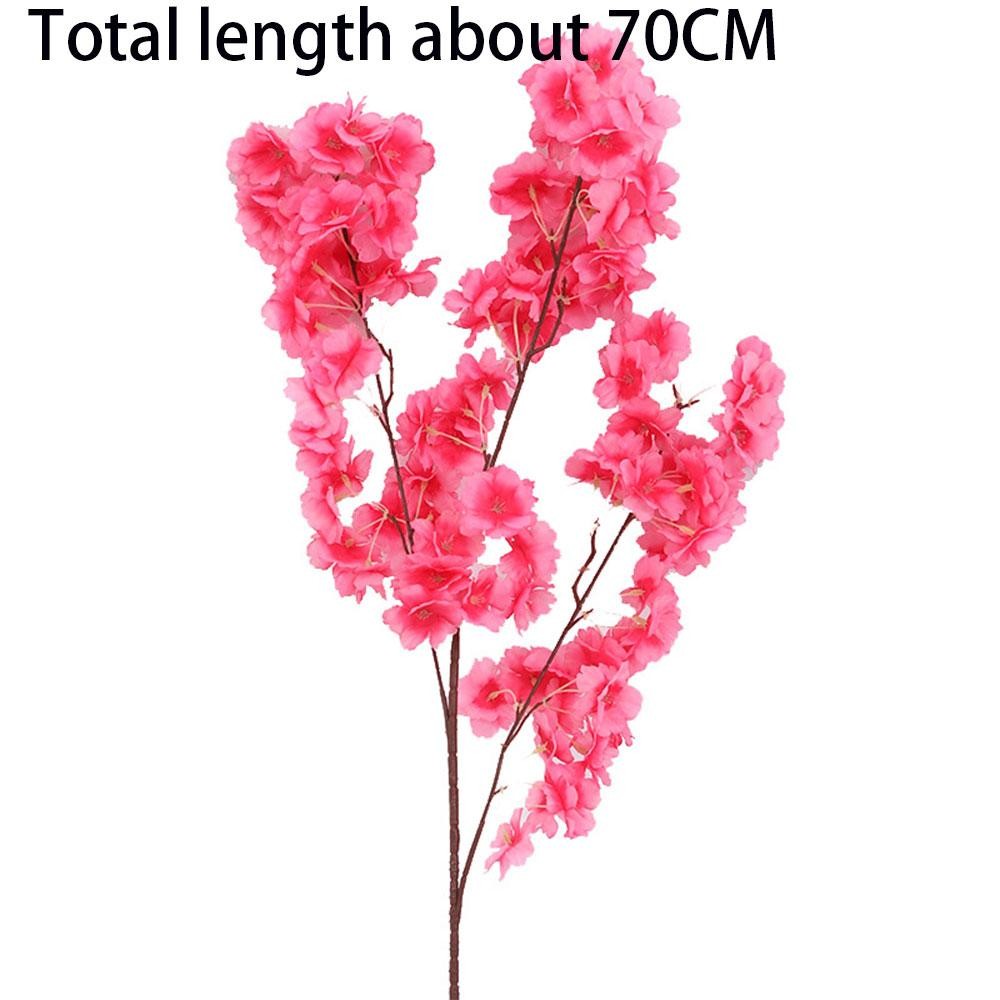2PCS Artificial Cherry Blossom Branch Wedding Arch Decoration Indoor Flowers