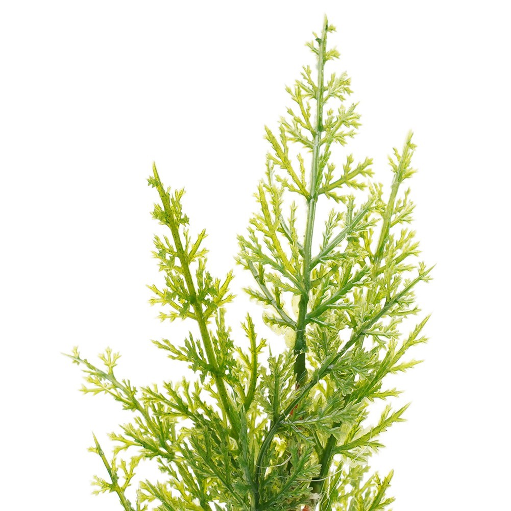 Artificial Pine Cypress Leaves Branch Simulation Green Plant Home Office Decor