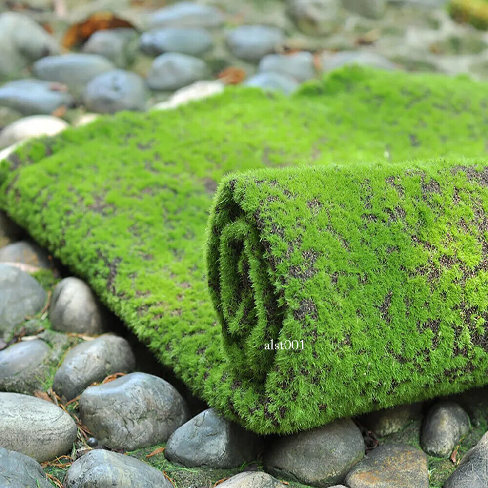 New Artificial Moss, Fake Green Plants, Room and Garden Decoration