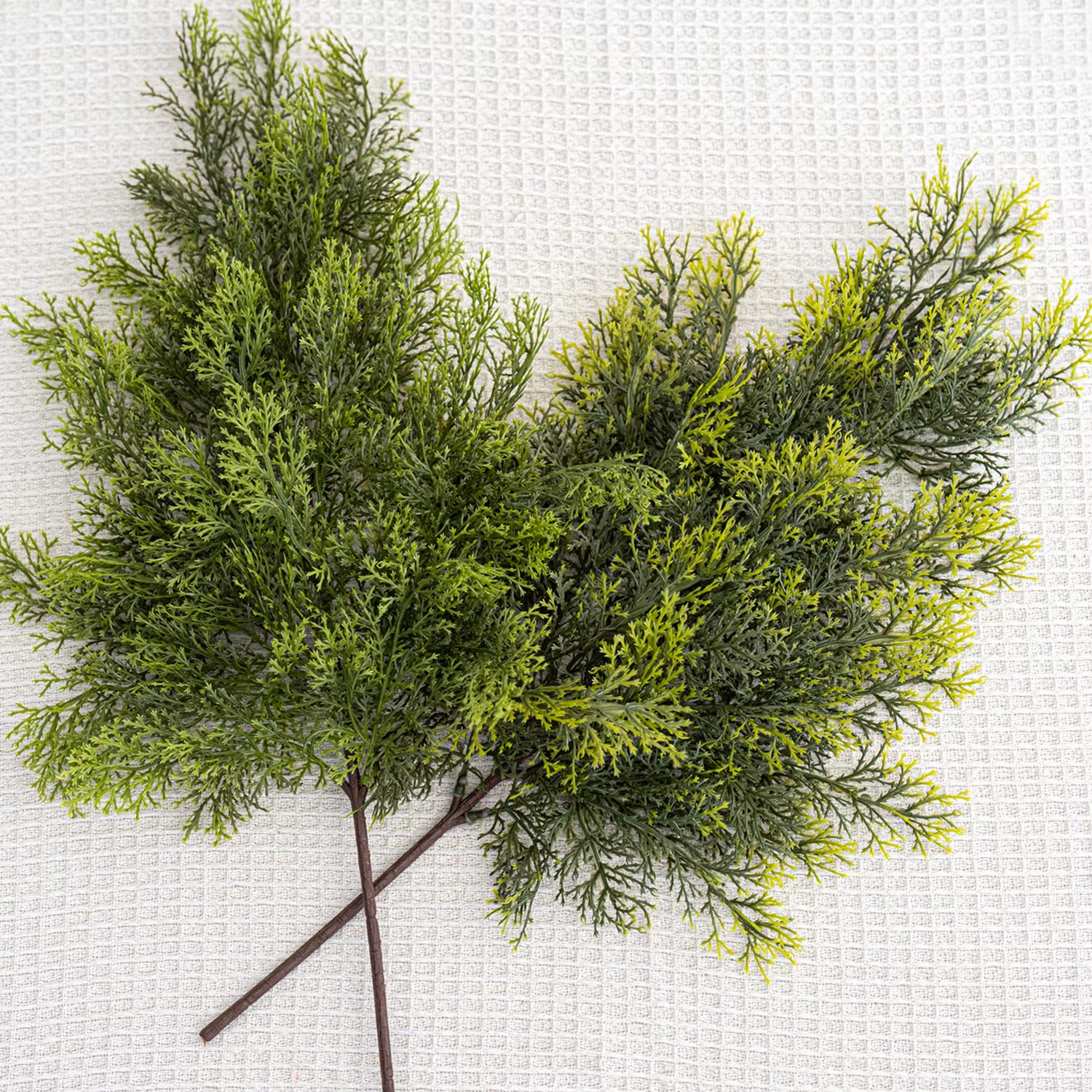 Artificial Pine Branches Faux Long Greenery Christmas Ornament DIY Garland Decor