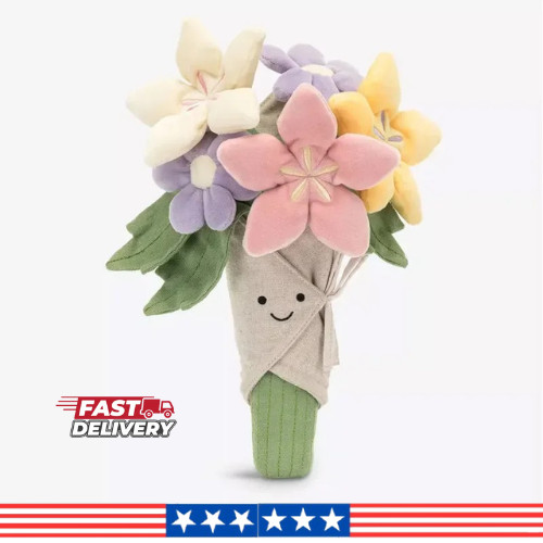 Handheld Plush Flower Toy Eternal Flower Decoration Party Gift 1pc
