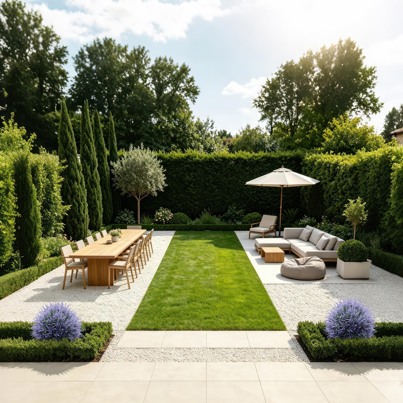 LuceAlberi 25.6″ Artificial Lavender Topiary Ball with Pots, Rust-Proof Coate…