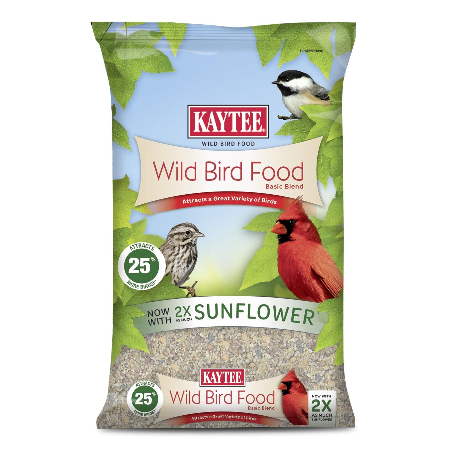 Wild Bird Food Basic Seed Blend, 5 lb 5 Pound (Pack of 1)