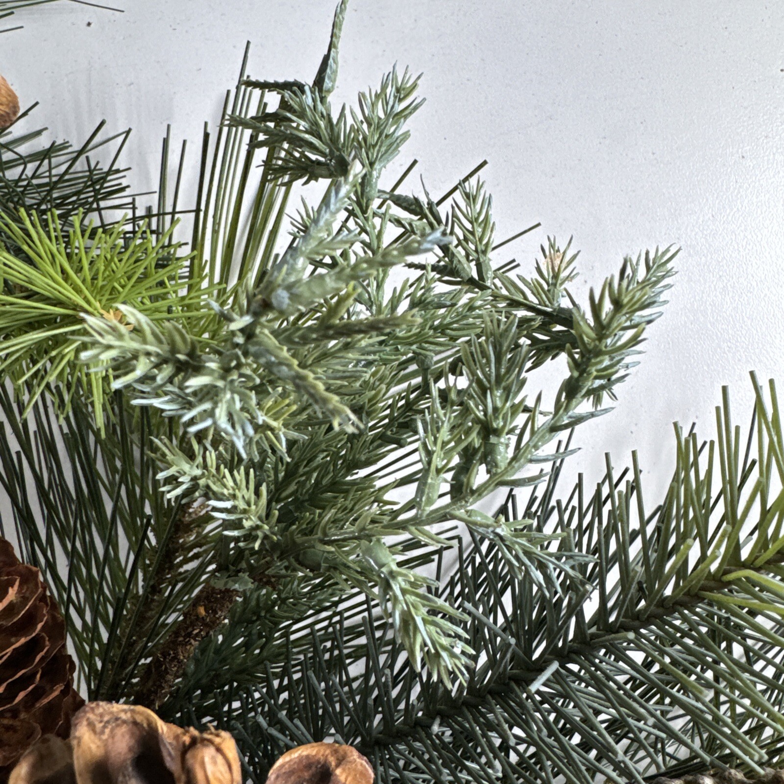 4X ESTATE Vintage PIER 1 Pinecone Stems Faux 13″ Branches CHRISTMAS DECOR