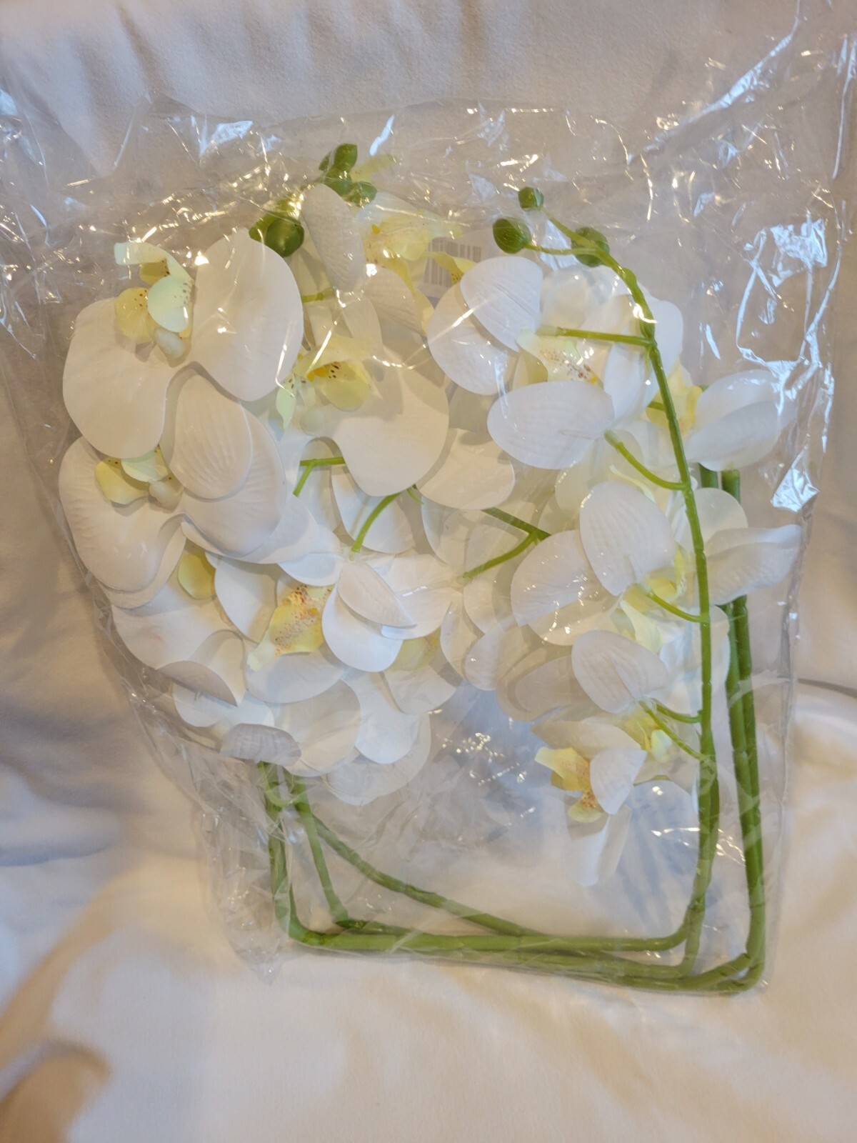 White Orchid Artificial Flowers
