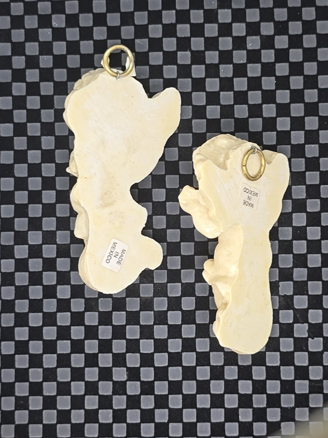 SET OF 2 WALL HANGING HOME DECOR Angels Cherubs. New With A Vintage Look MINT!