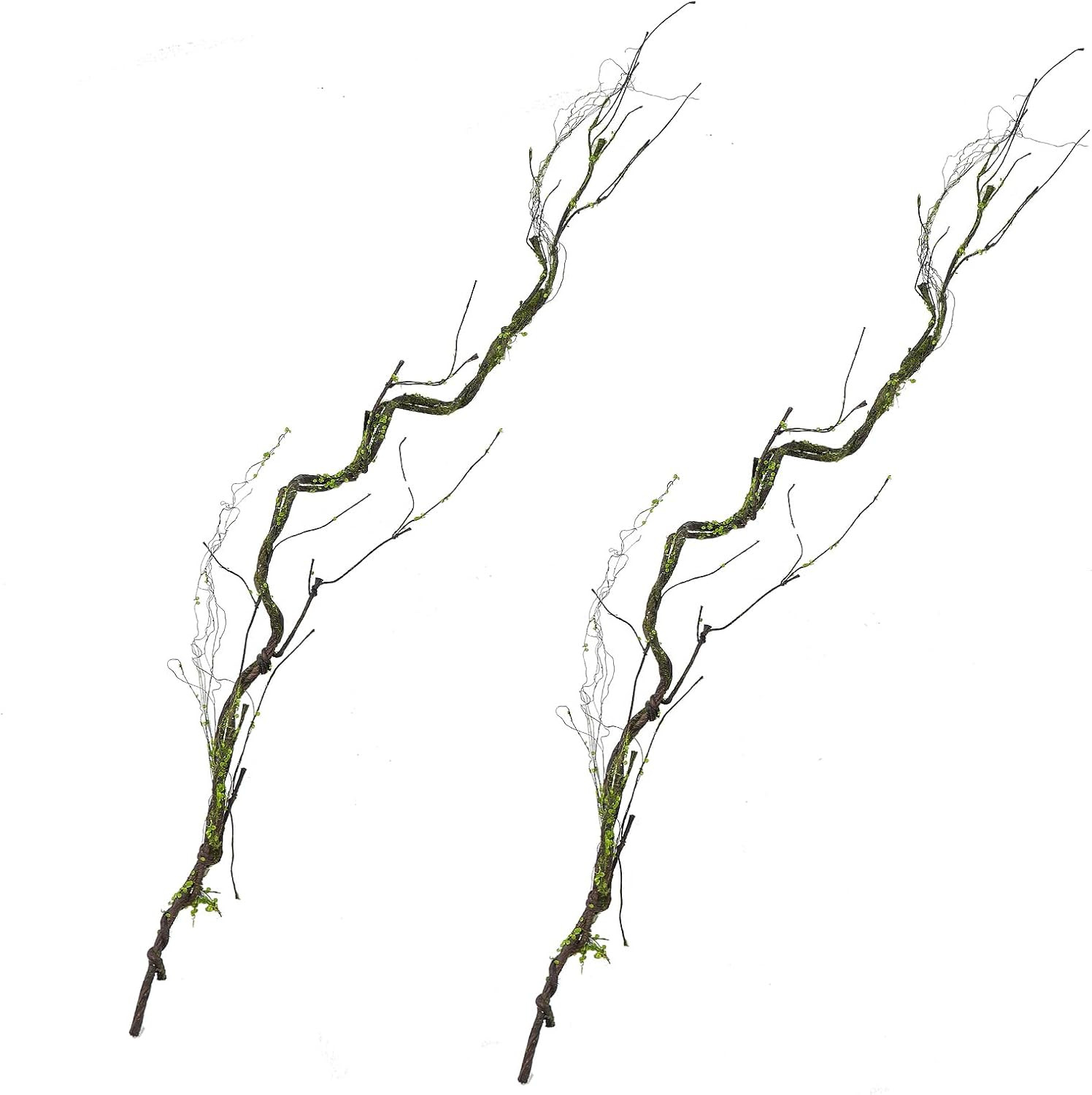 2Pcs 67Inch Artificial Bendable Twigs Branches Reptile Climbing Vines Trunk Grap