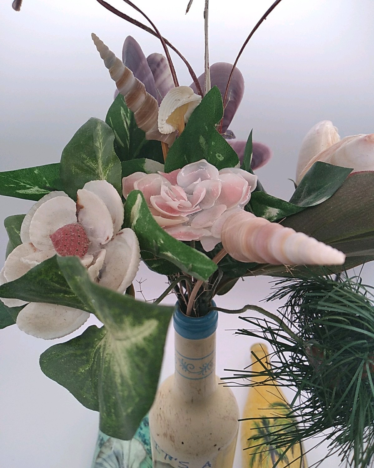 Flower Boutique Shells In Bottles