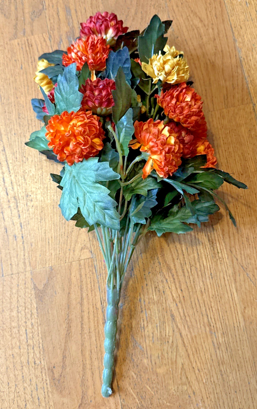 Lot of 14 Fall Floral & Leaf Bouquets – Mums, Sunflowers, Berries – Wreath DIY