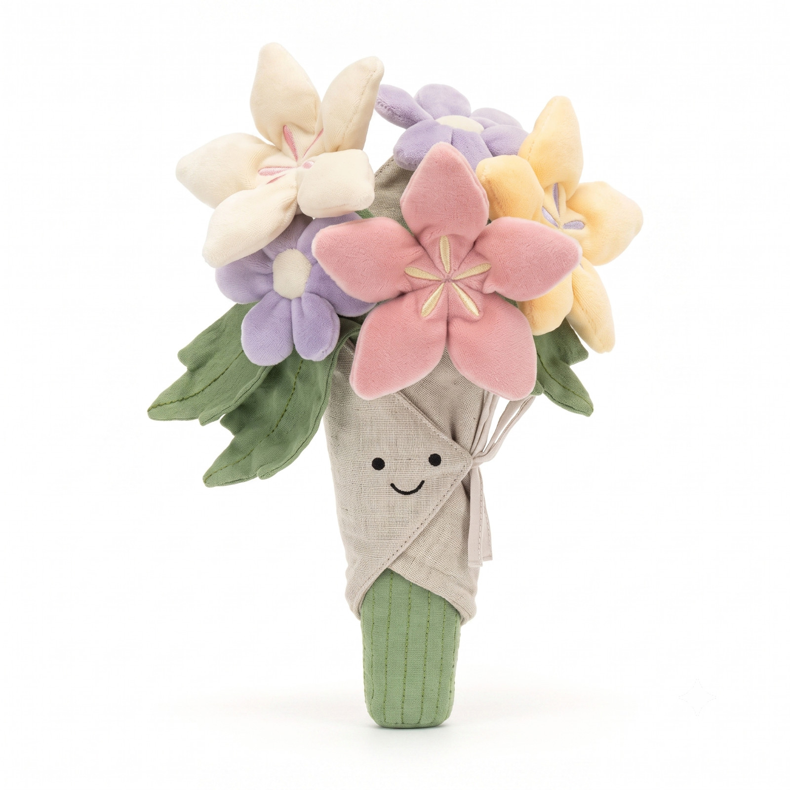 Amuseables Plush Flower Bouquet Soft Toy Stuffed Floral Gift Cute Smile Special