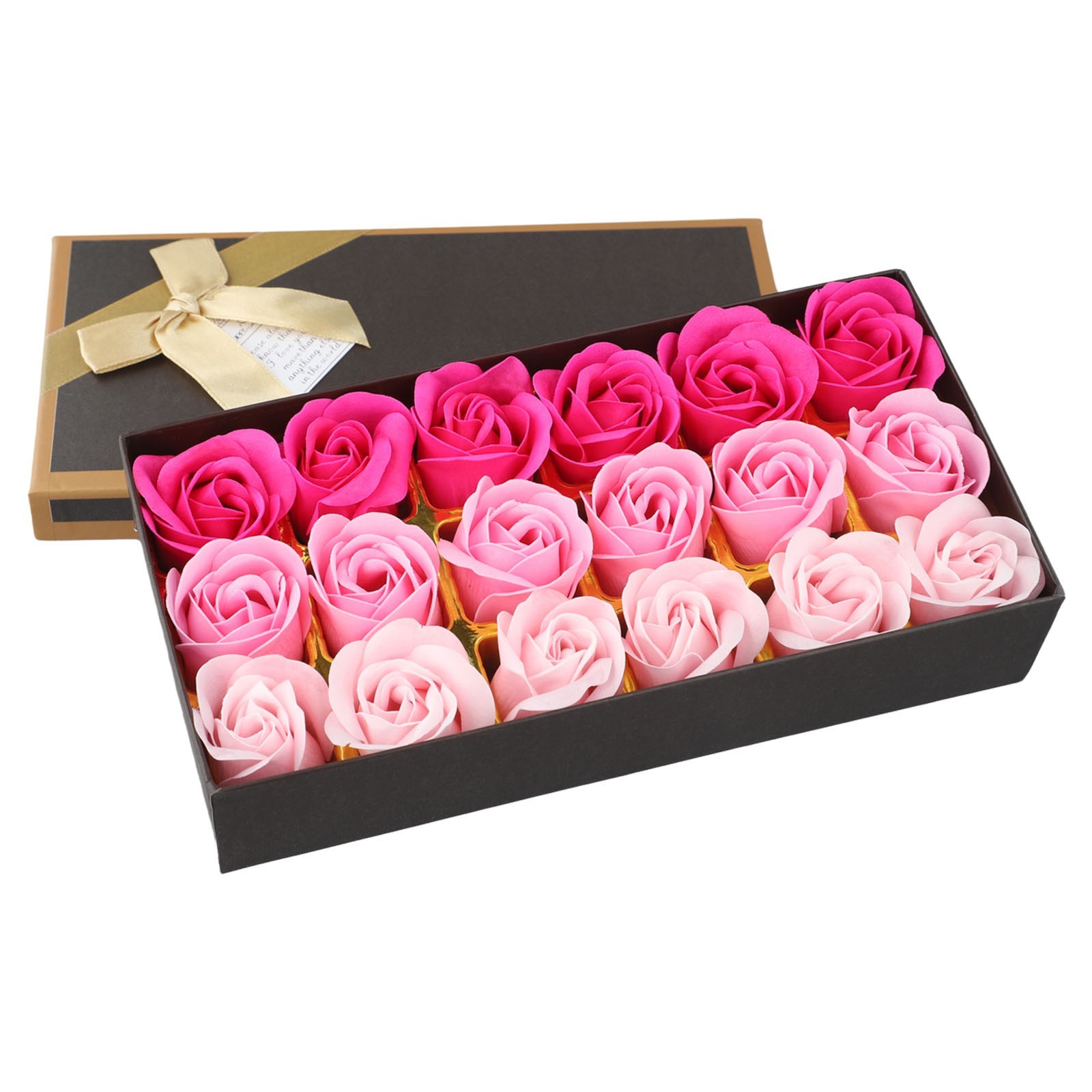 Women’s Day Valentine’s Day Present 18 Roses Soap Flower Present Box New