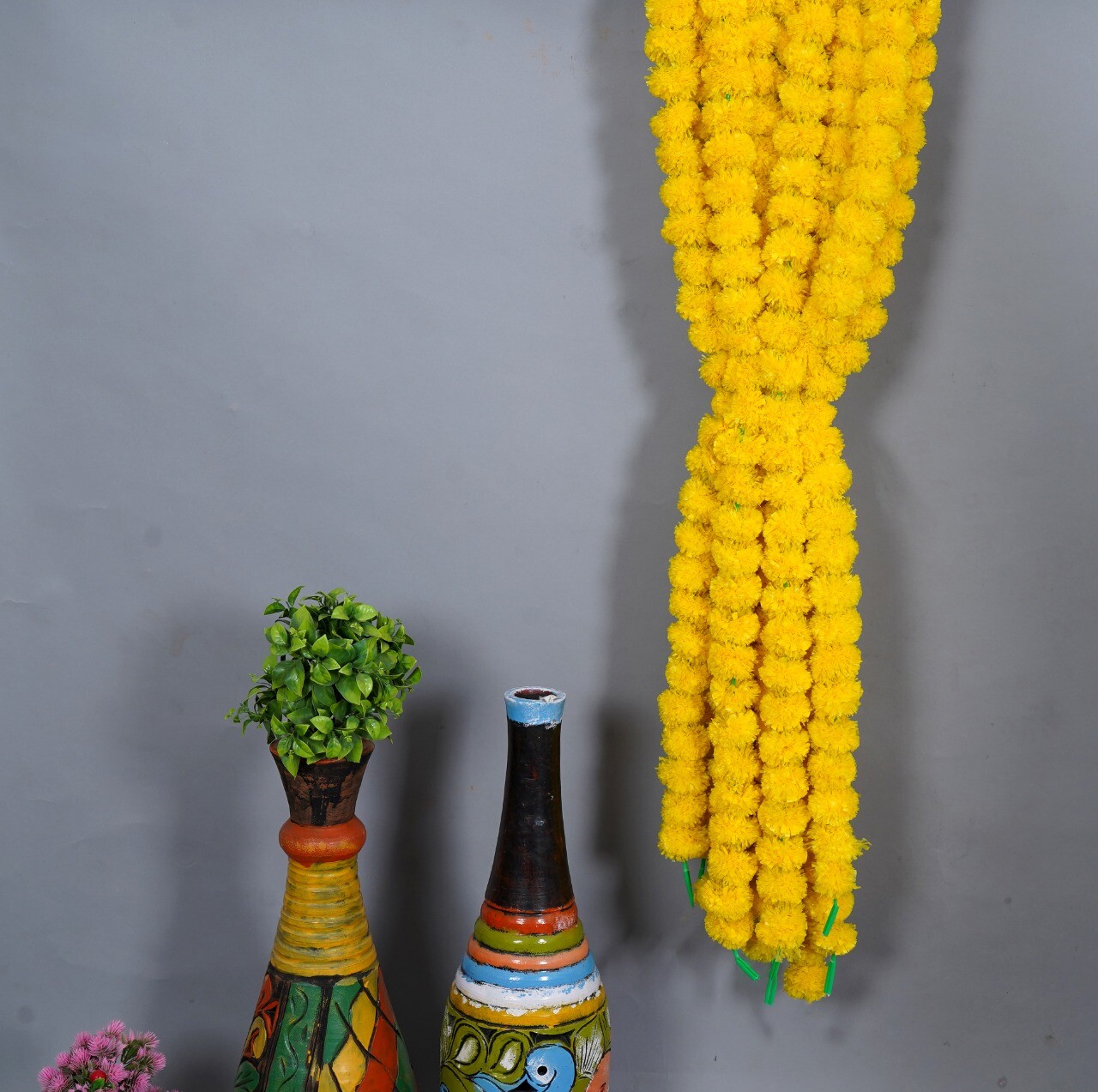 Wholesale Lot Artificial Marigold Flowers Garlands Christmas Wedding Decoration
