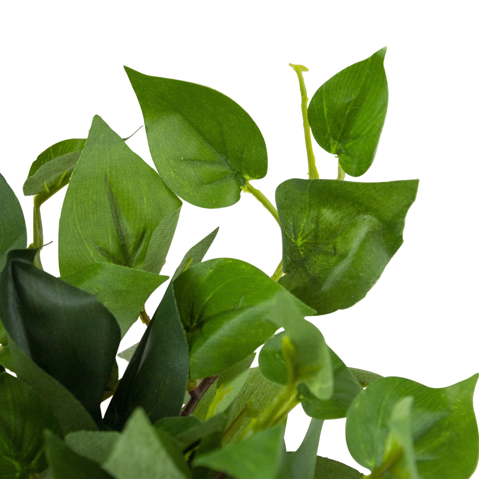 Allstate 12″ Artificial Craft Philodendron Two Tone Green Plant with 106 Leaves
