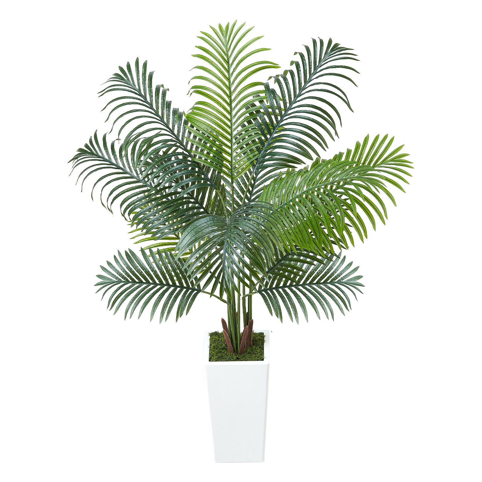Uimoso 5ft Faux Areca Palm Tree in Pot for Indoor Home and Office Decoration