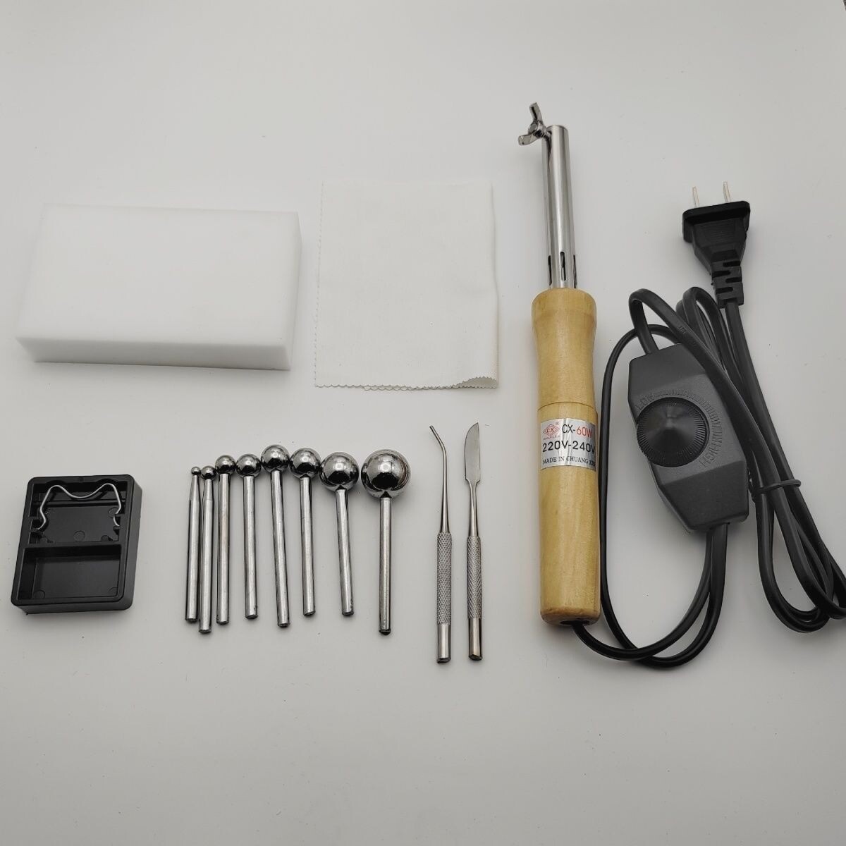 DIY Fabric Flower Maker Faux Flower Iron Faux Petal Styling Tool Kit
