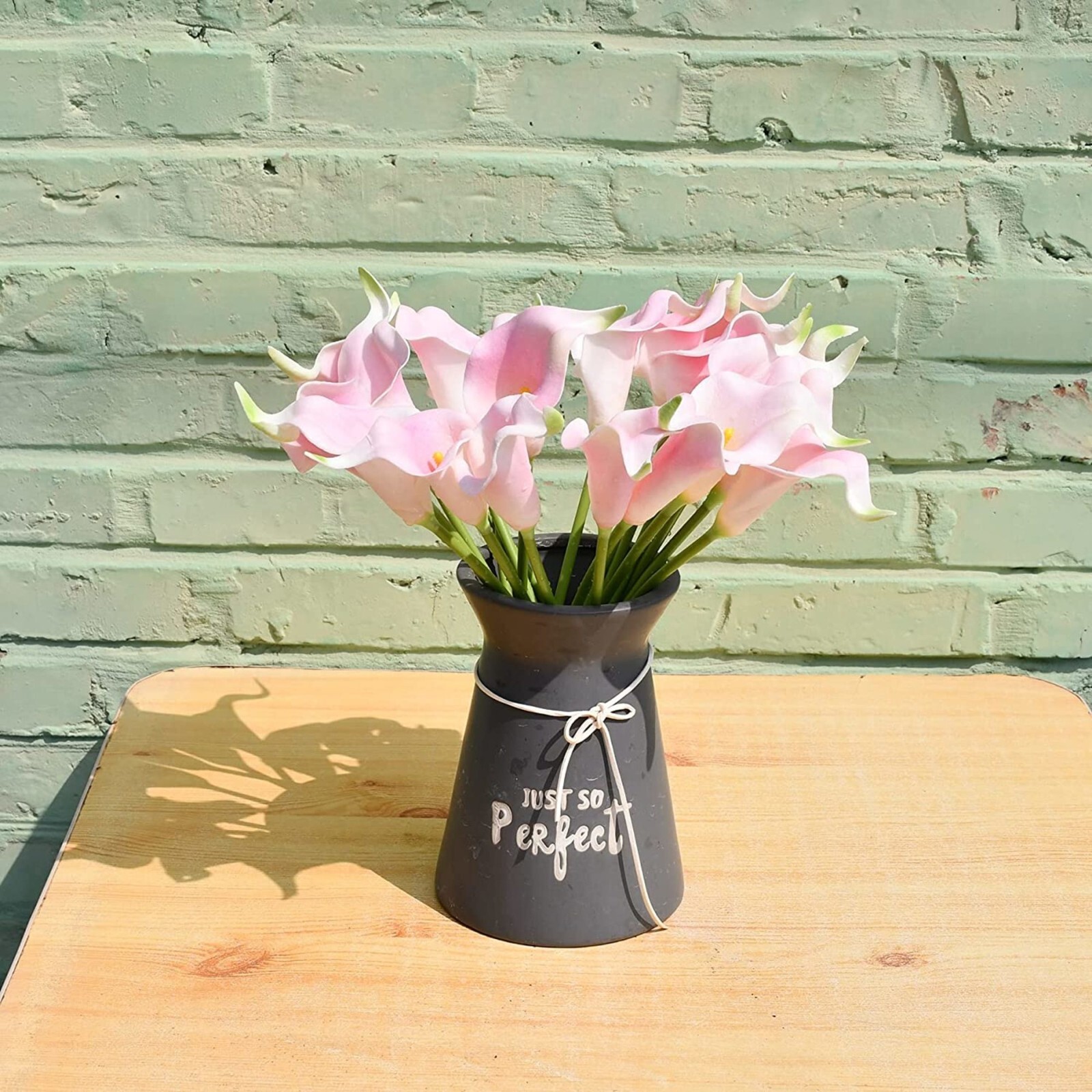 Real Touch Latex Calla Lily Bunch 14in Artificial Spring Flowers Pack of 20