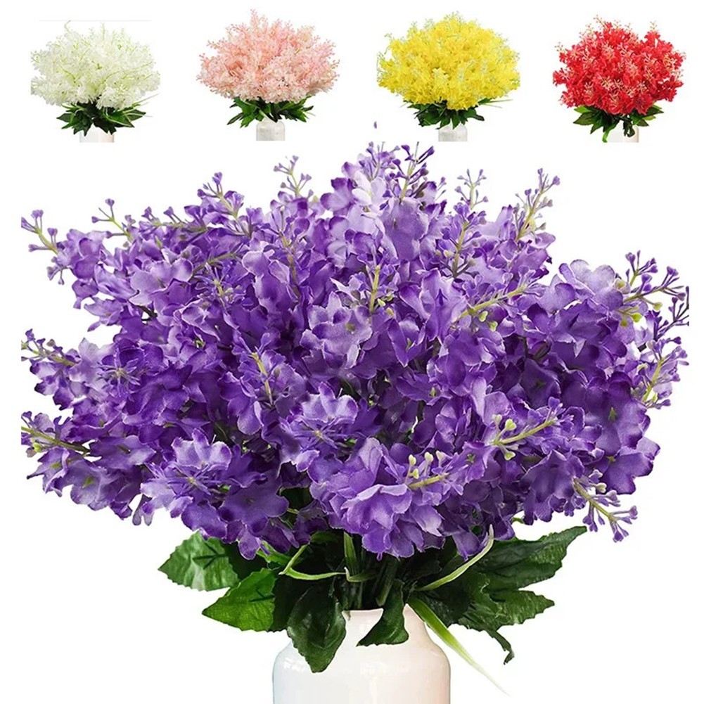 Vibrant Hyacinth Wisteria Artificial Flower for Home and Event Decoration