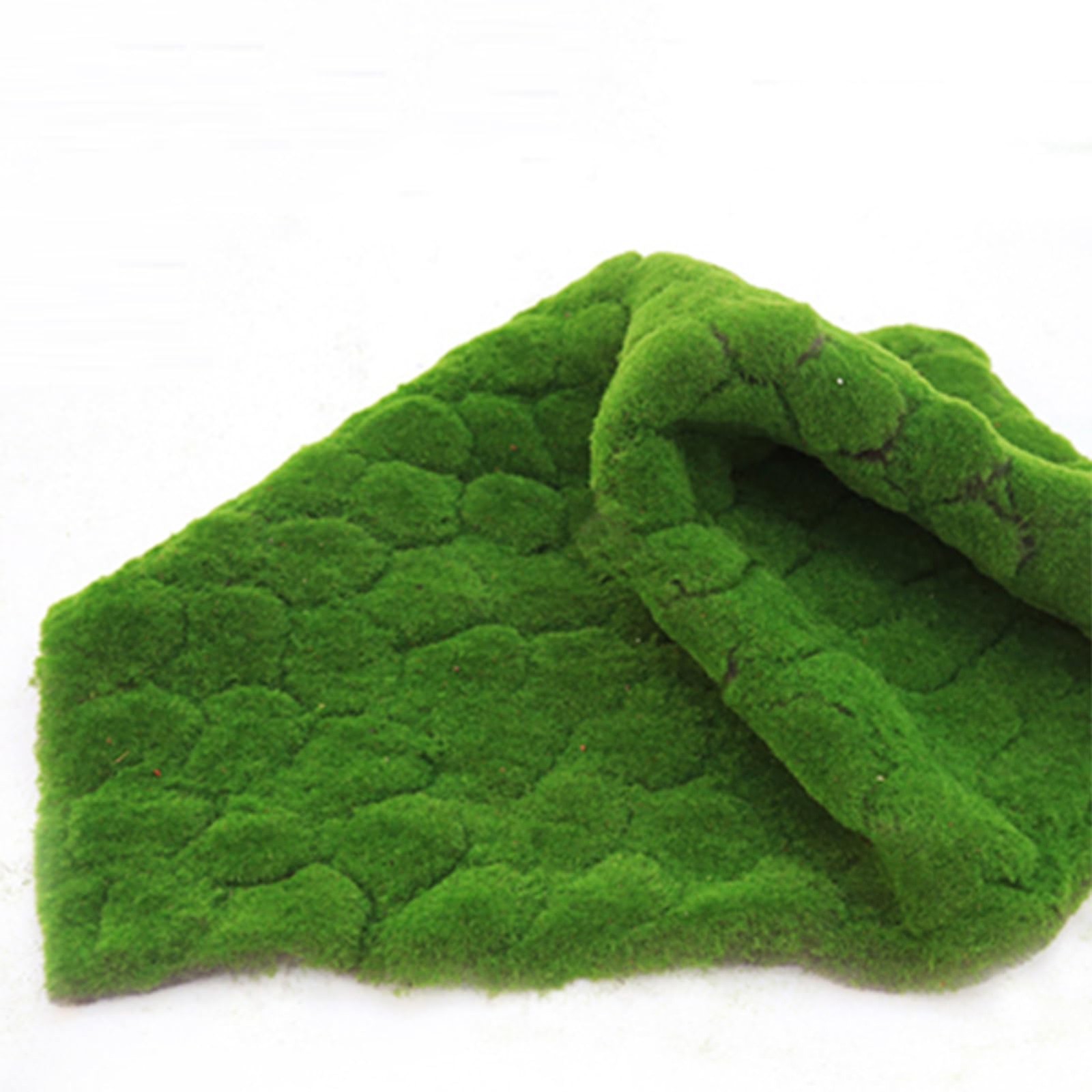 Simulation Artificial Moss Mat 1x1m(3.2×3.2ft) DIY Fake Grass Rug for Patio H…