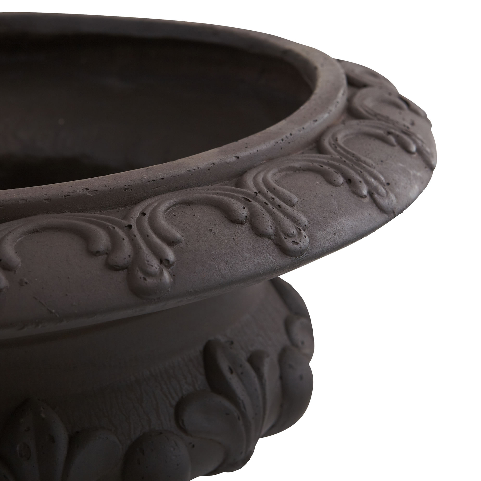 Decorative Urn Iron Colored Finished Planter Indoor Outdoor