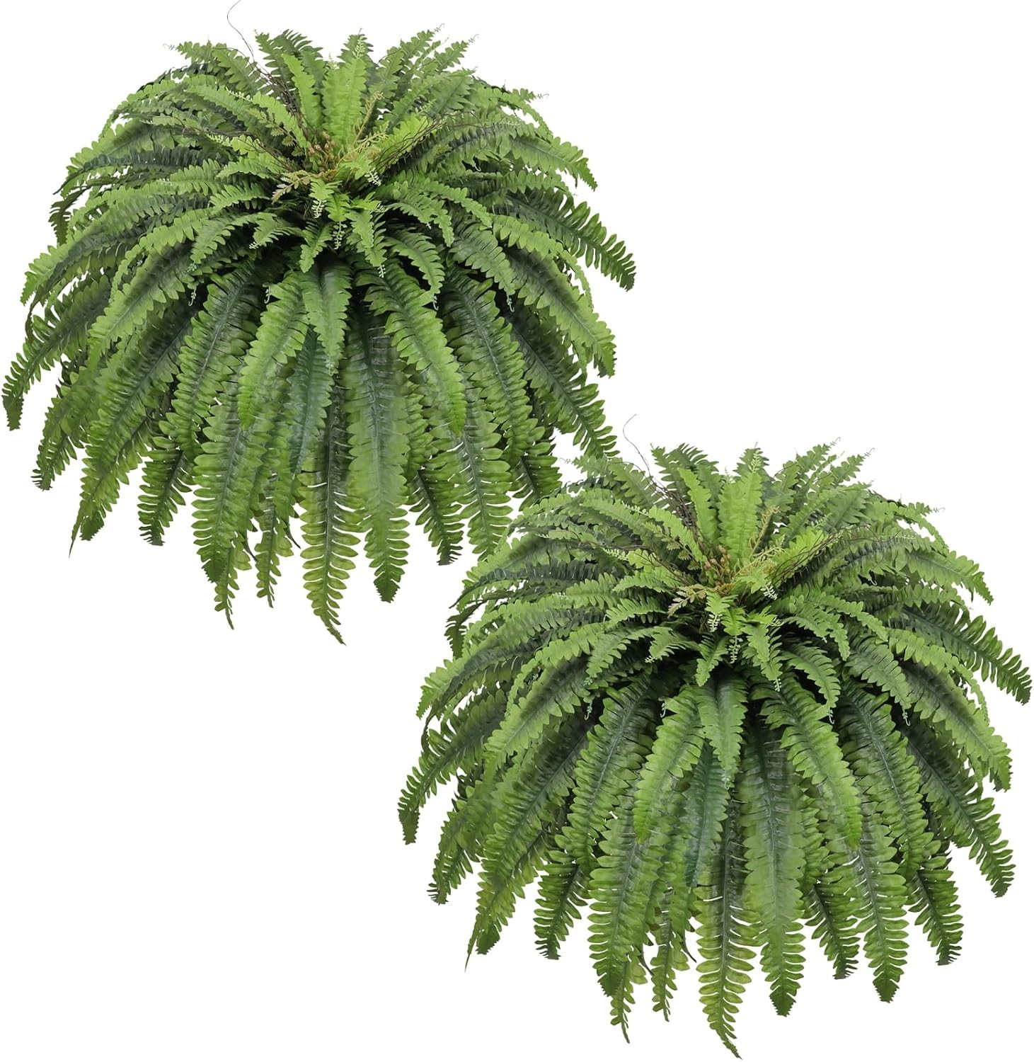 50″ Fake Ferns Artificial Plants Large 98 Fronds Artificial Ferns Outdoors &