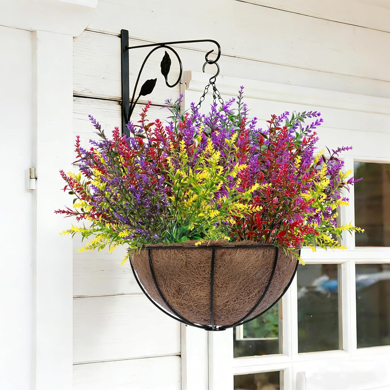 20 Bundles Artificial Flowers for Outdoors UV Resistant No Fade | Fake Lavender