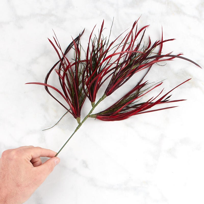 Factory Direct Craft Colorful Burgundy Feather Accenting Sprays | 2 Sprays