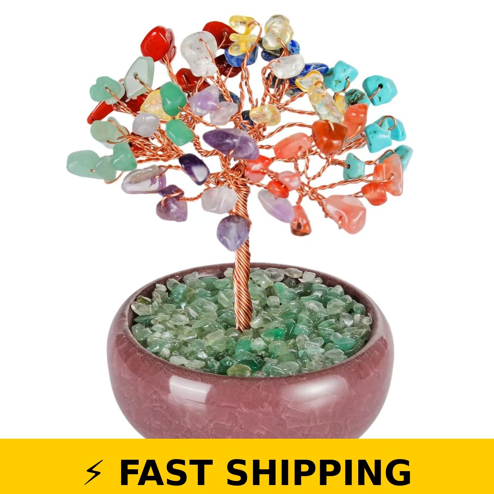 Bosfante Chakra Tree of Life Decor for Wealth & Prosperity