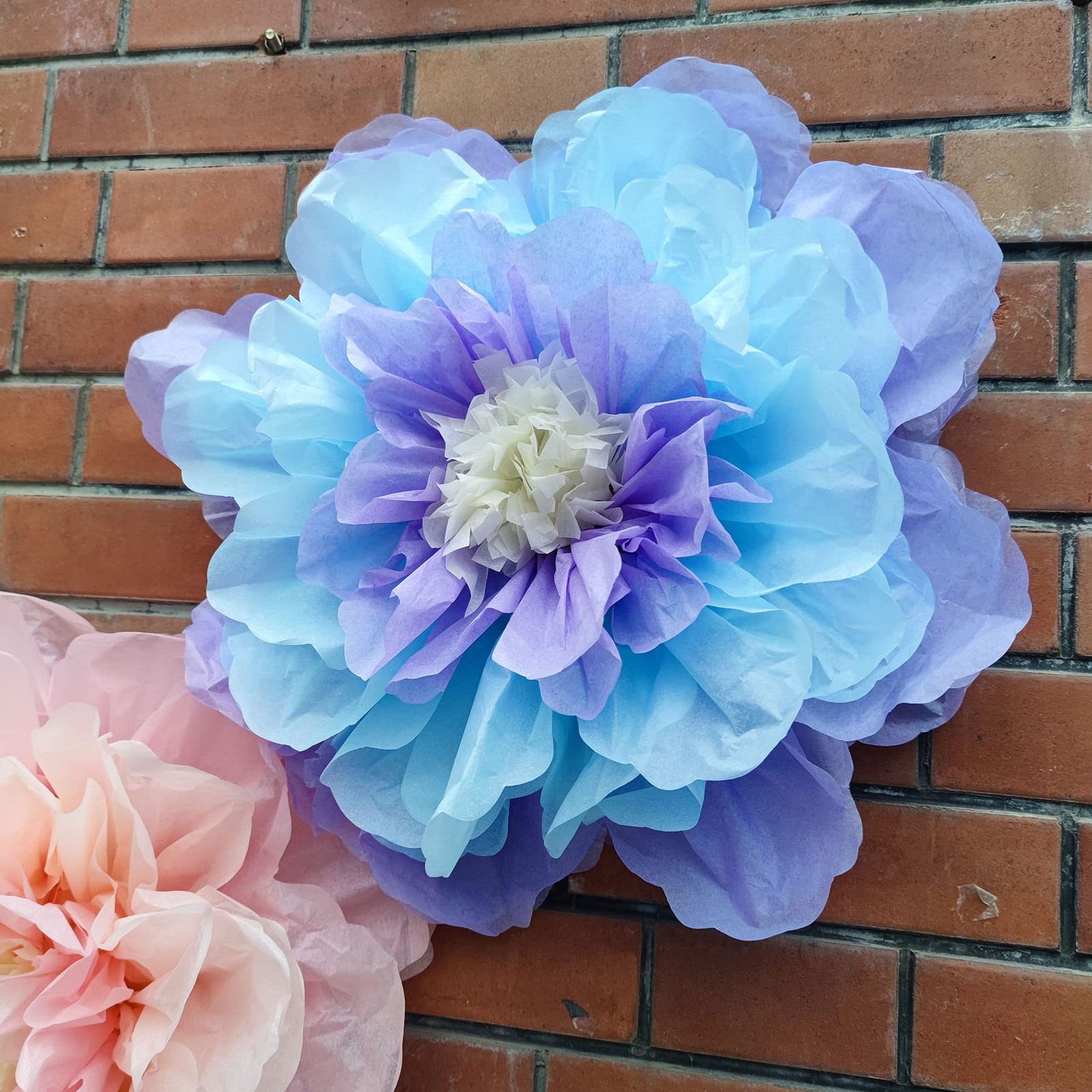 Pastel 20 Inch Giant Chrysanth Flower for Nursery Wall Party Wedding Decor Ea…