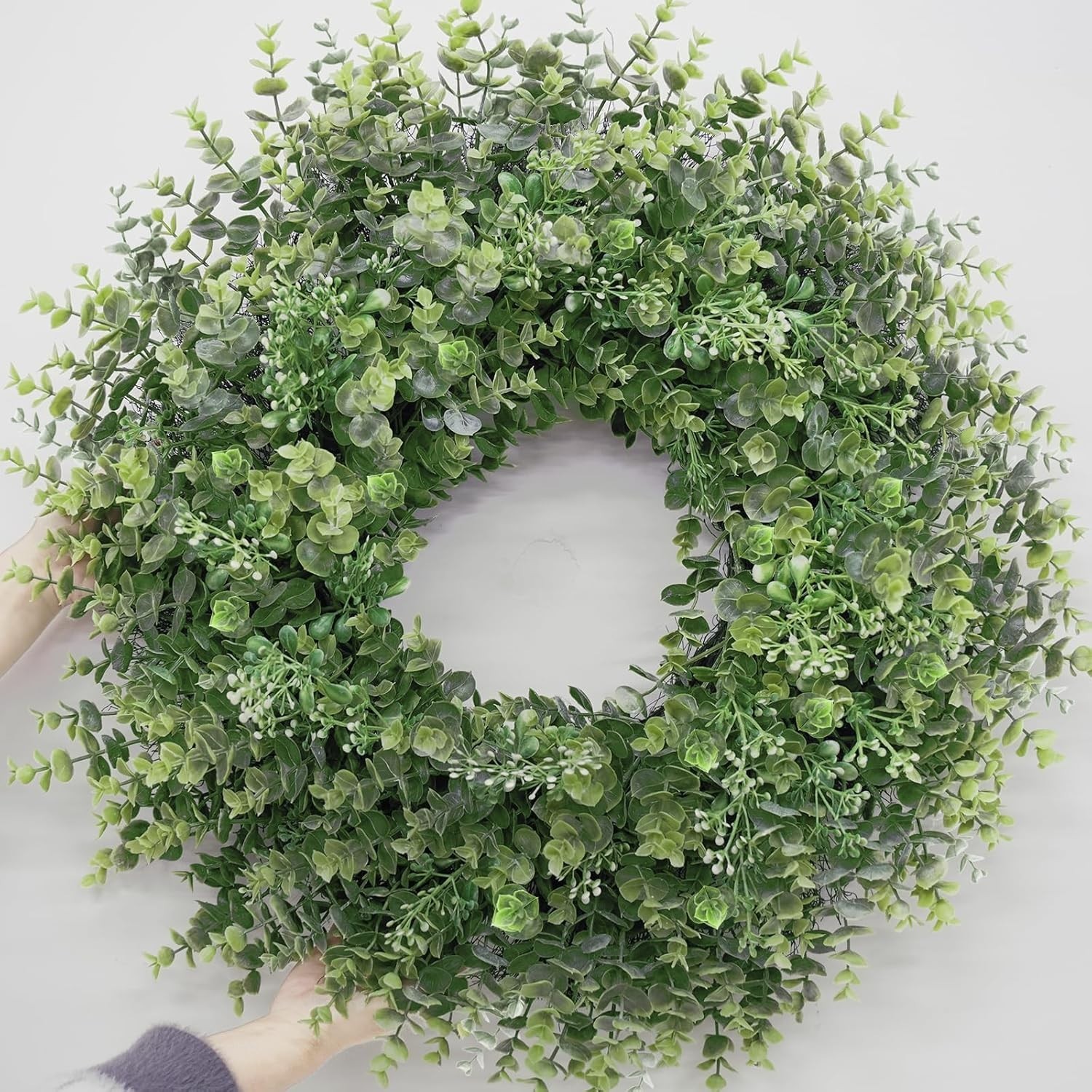 26-28” Greenery Boxwood Wreath – Stylish Indoor/Outdoor Decor for Any Occasion