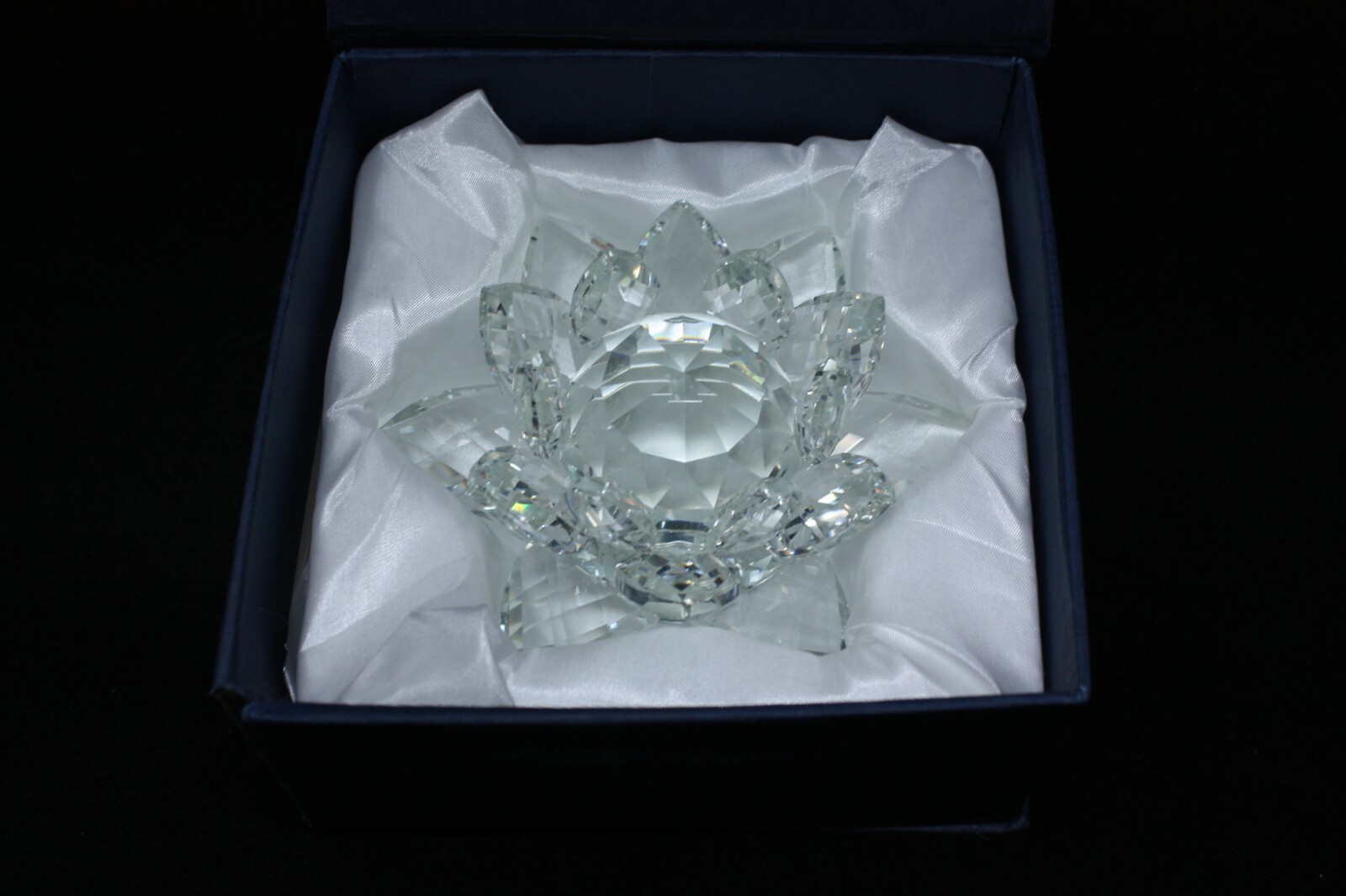 Amlong Crystal High Quality 5″ Lotus Flower with gift box