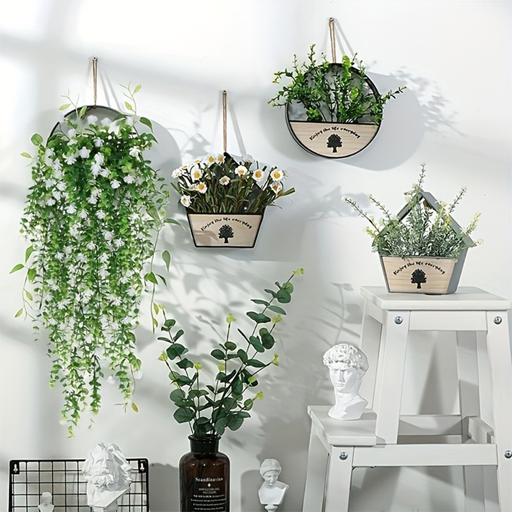 Artificial Eucalyptus Plants UV Resistant Plants High-Quality Plastic Material