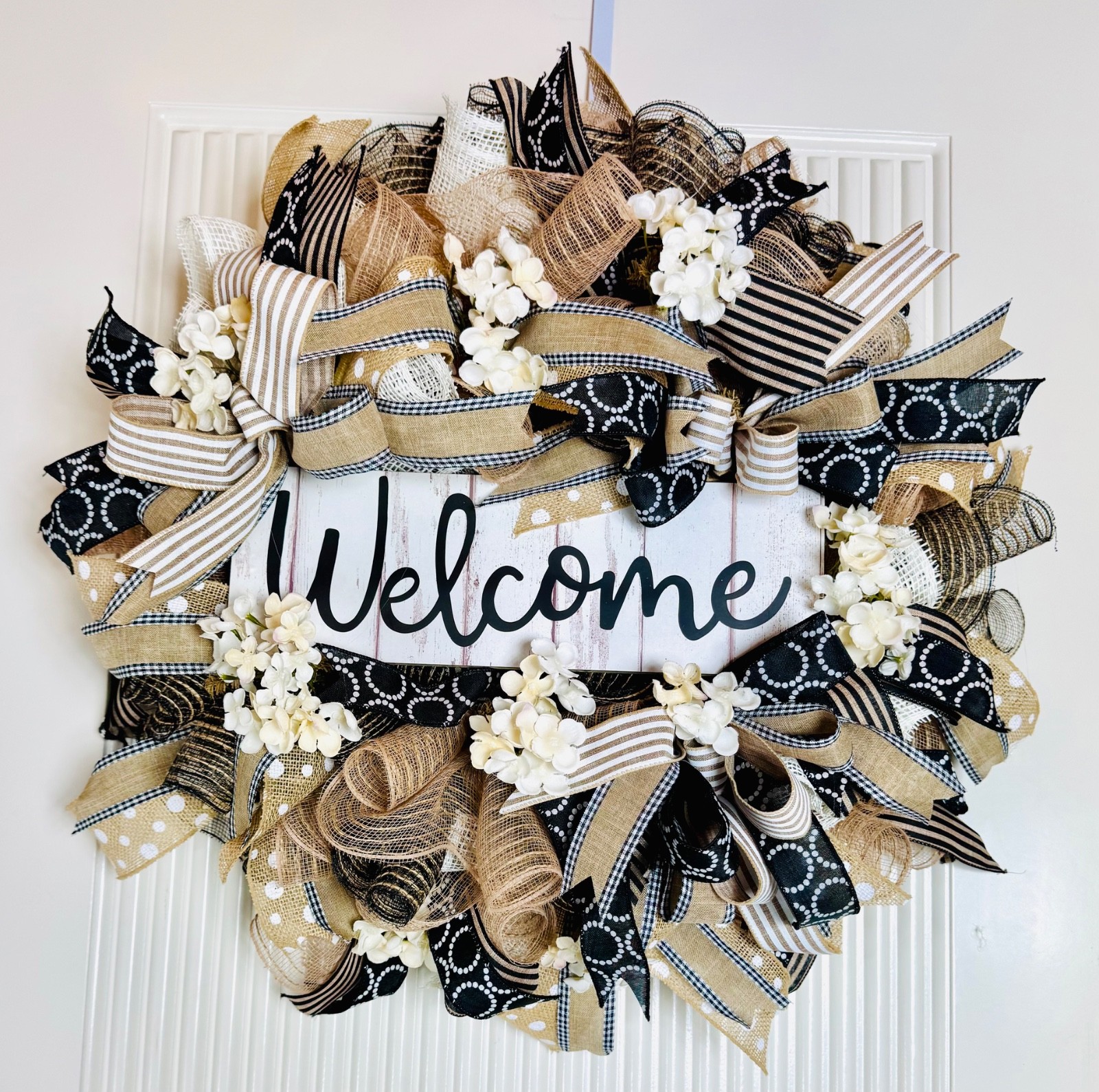 Everyday Wreath Front Door – Hydrangea Wreath, Farmhouse Wreath for Every Season
