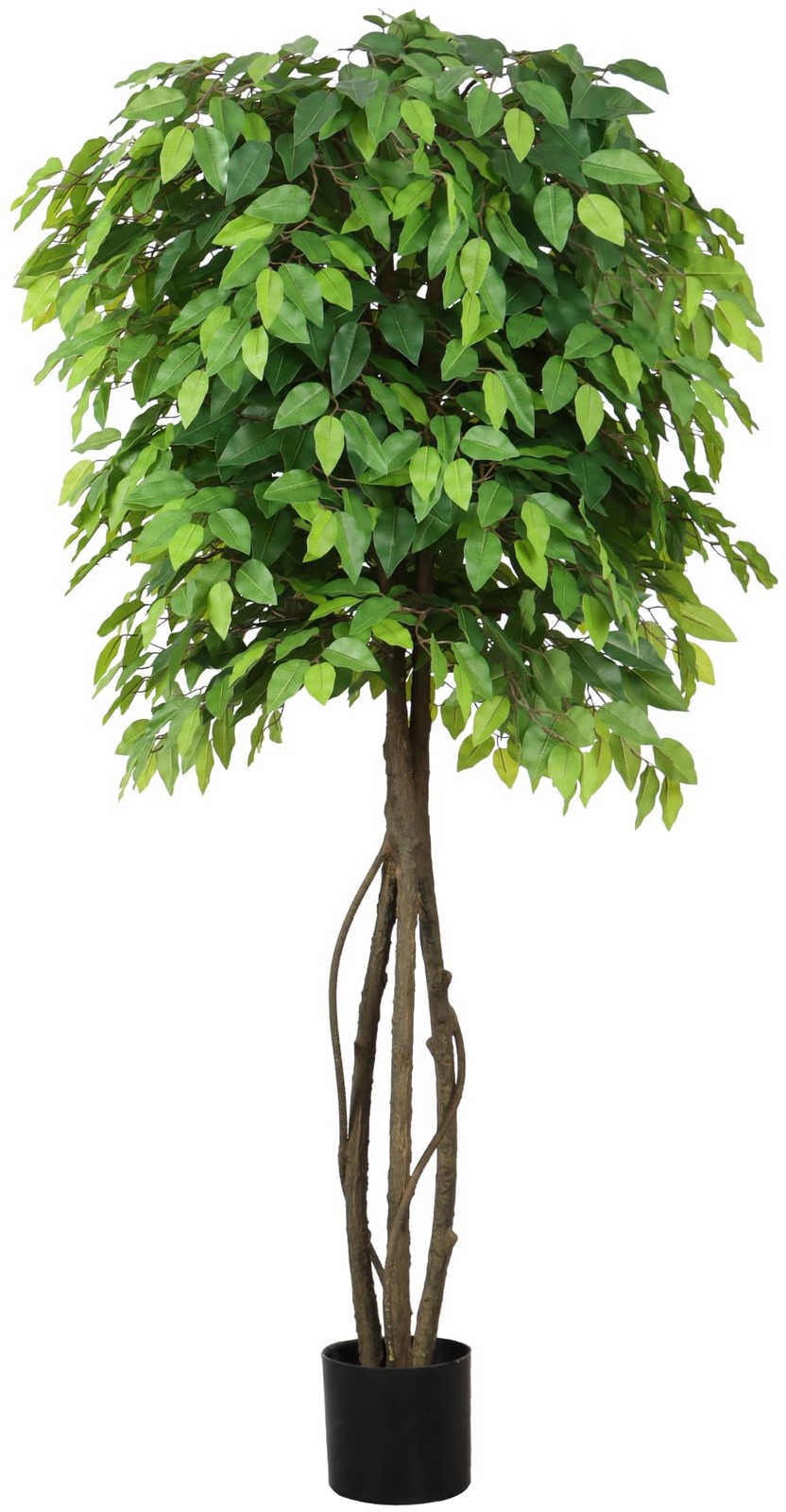 5ft Artificial Ficus Trees for Home Indoor Decor,Faux Banyan Plant with Nearl…