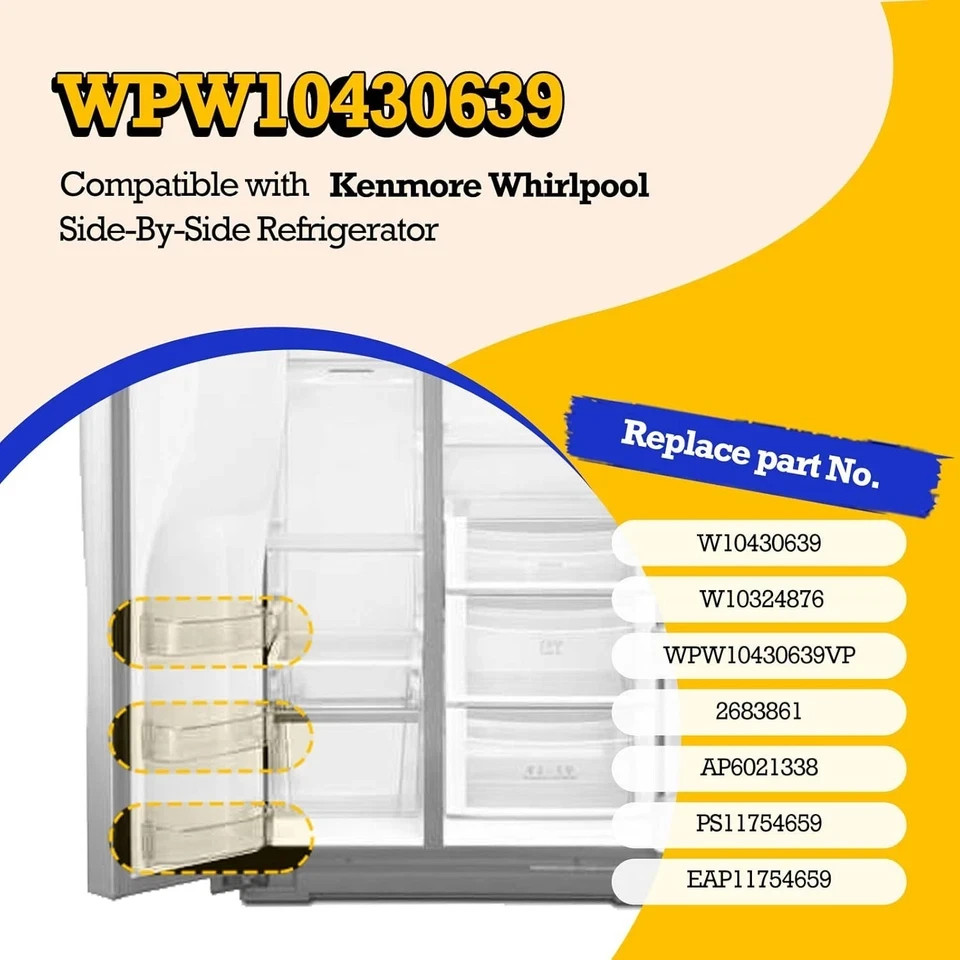 WPW10430639 Refrigerator Door Shelf Storage Box