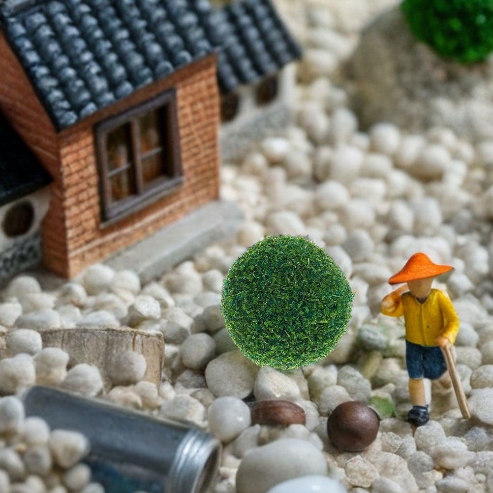 10 Pcs Miniature Artificial Plant Spheres For Fairy Garden And Model Building