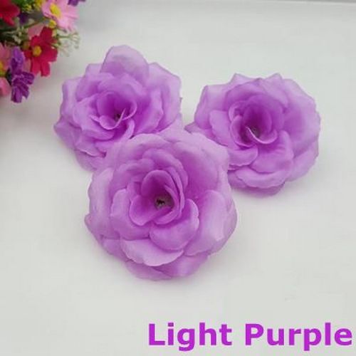Black Roses Silk Flower Heads- 8cm Artificial Fake Flowers Decorations 10pcs/lot