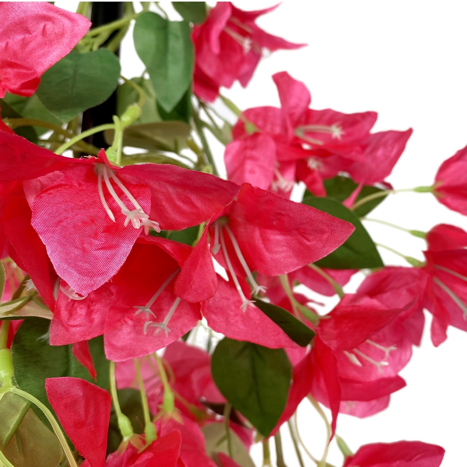 Artificial Bougainvillea Flowers Vines Silk Fuchsia Plants 69″ Long Trailing …