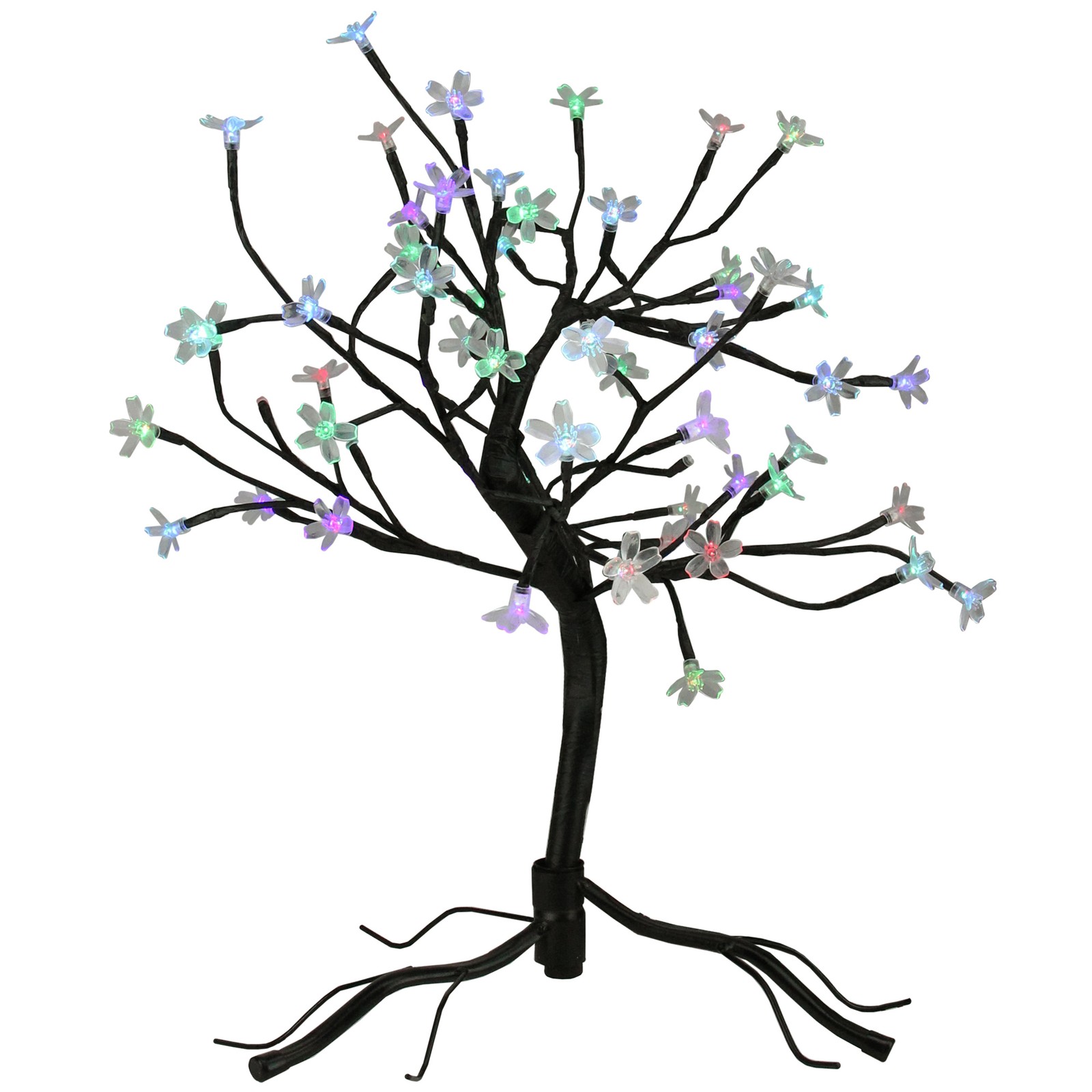 Northlight 23″ LED Japanese Sakura Blossom Flower Tree – Multi-Color Lights