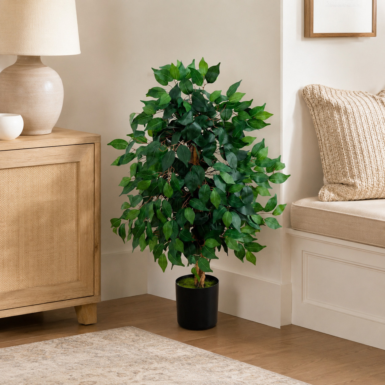 3′ Ficus Tree x 3 w/378 Lvs
