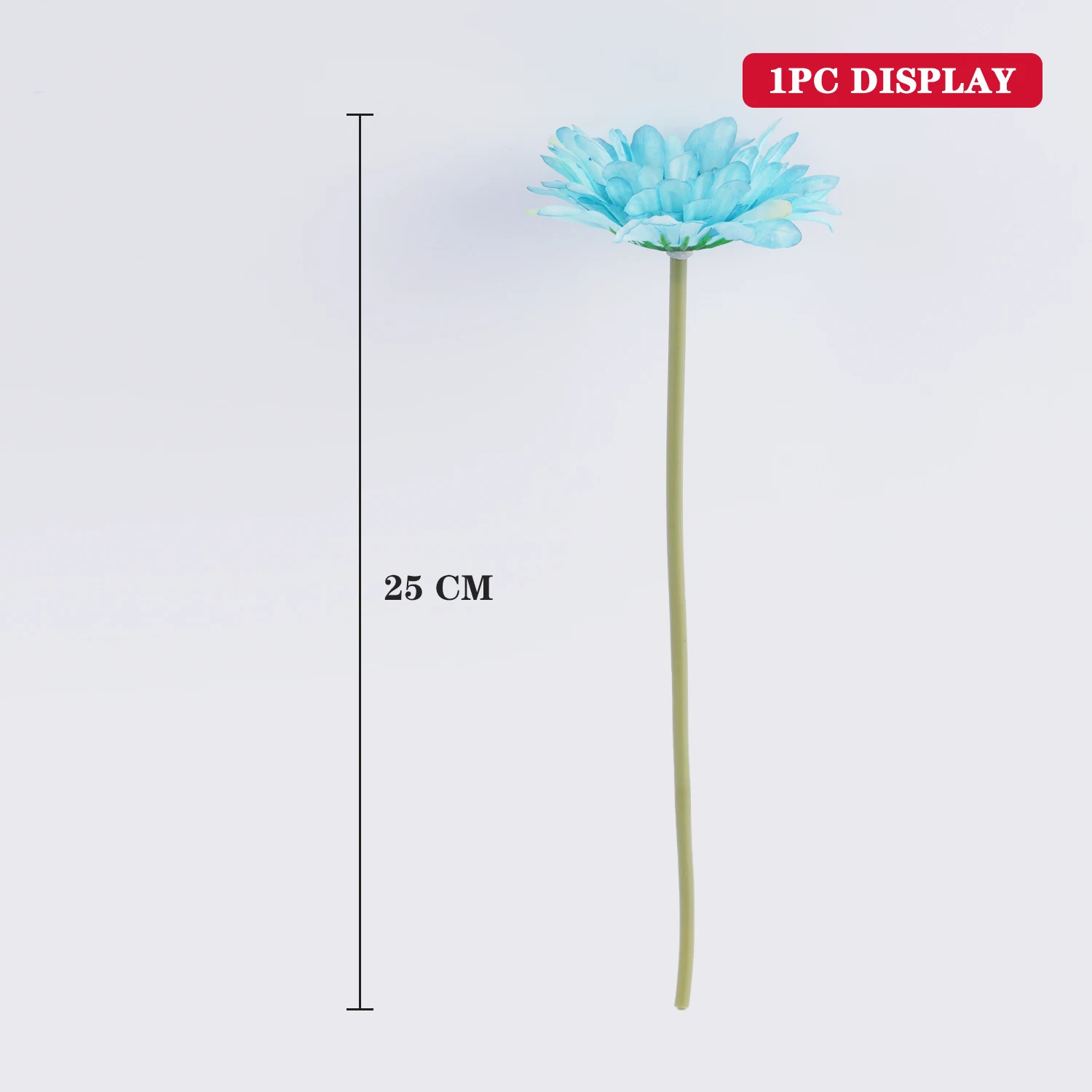 25Cm/9.84Inch Artificial Barberton Daisy for Wedding Party Arrangement Decoratio