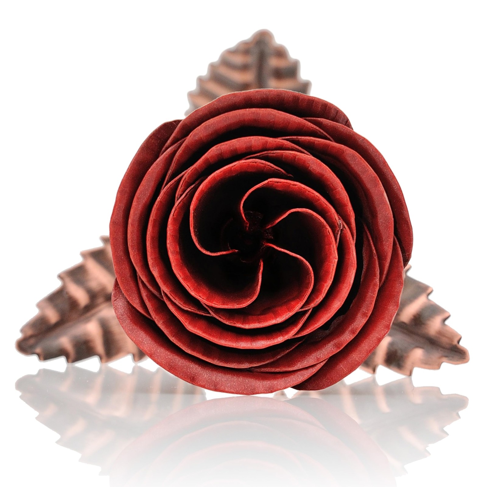 Antique Copper Rose Stand 7th 22nd Wedding Anniversary Surprise Romantic DIY