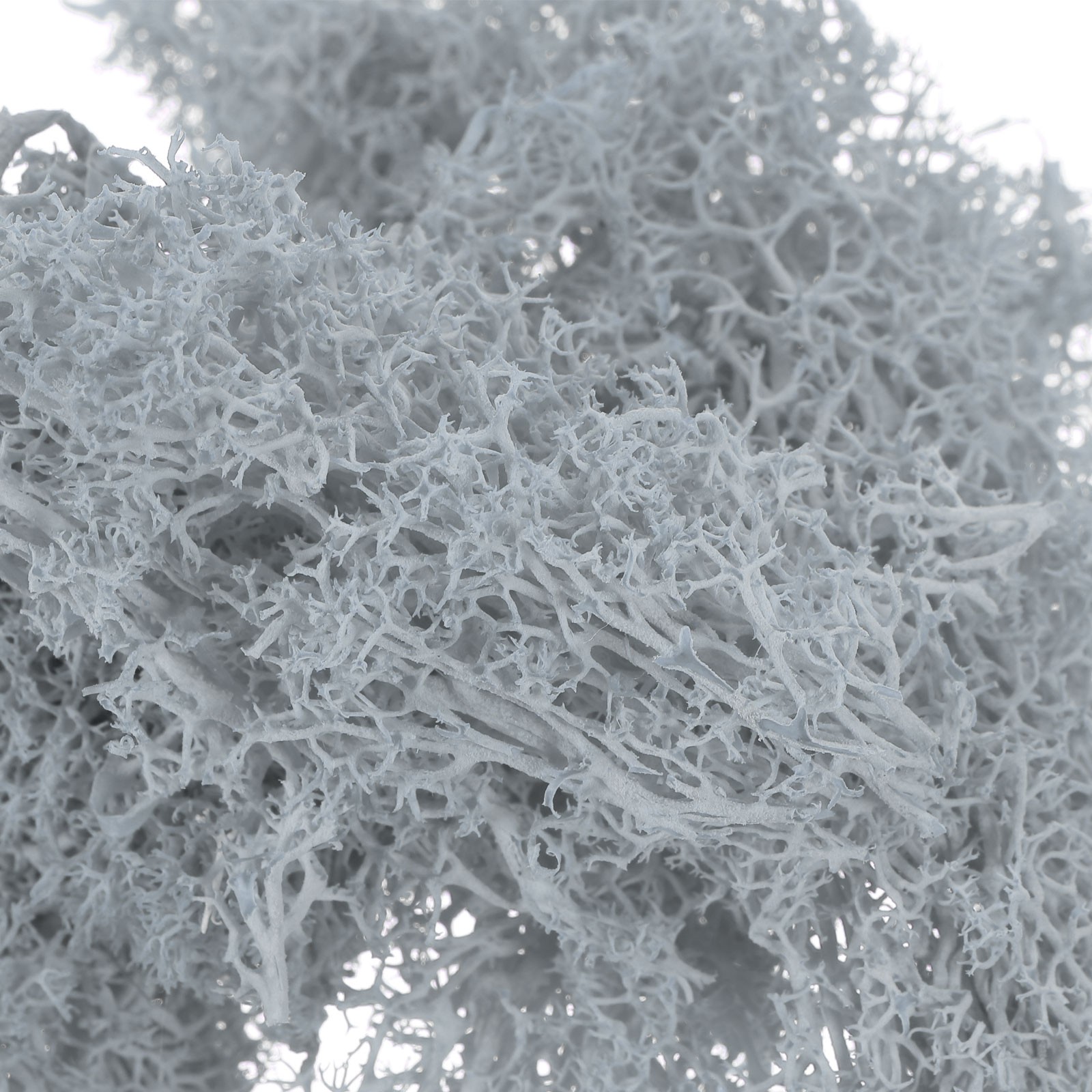 3.5 OZ Fake Moss Decorative Artificial Moss for Potted Plants Crafts Light Gray