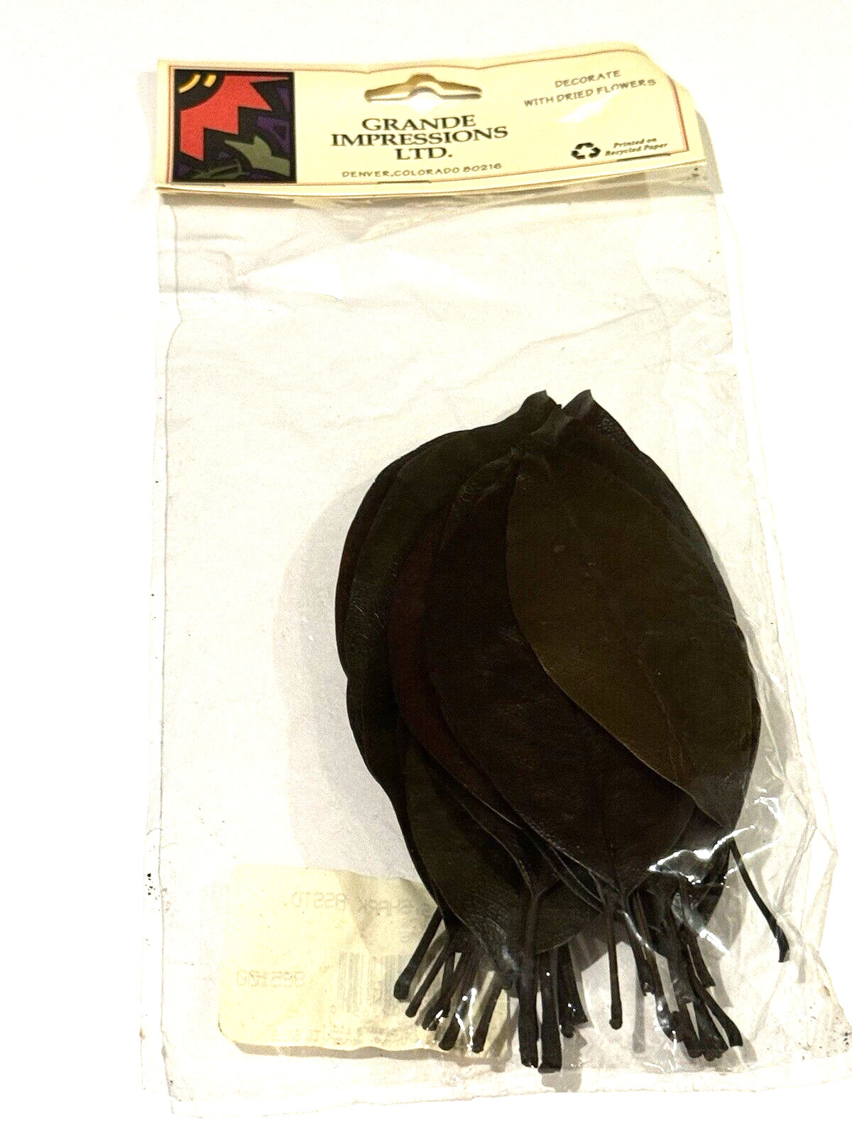 Grand Impressions Dried Florals Leaves Shark 825100 Wedding Craft Decor NEW READ