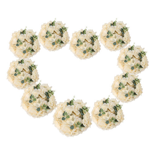 10Pcs Wedding Flower Balls Fit Centerpieces Artificial Flower Ball Arrangement