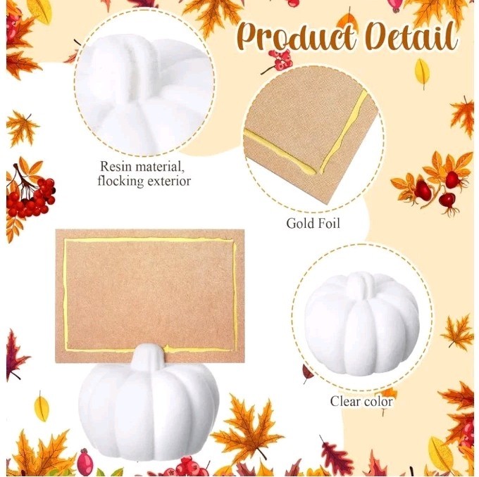 12 pc. Artificial Harvest Fall Table Decor Mini Pumpkin Set White