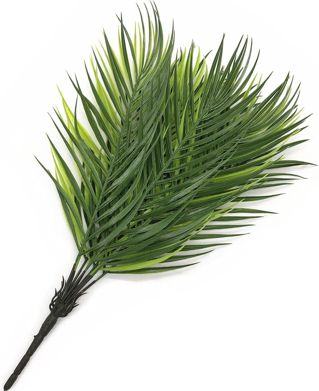 CATTREE Artificial Tropical Palm Plants, Faux Plant Plastic Shrubs Fern Leaves