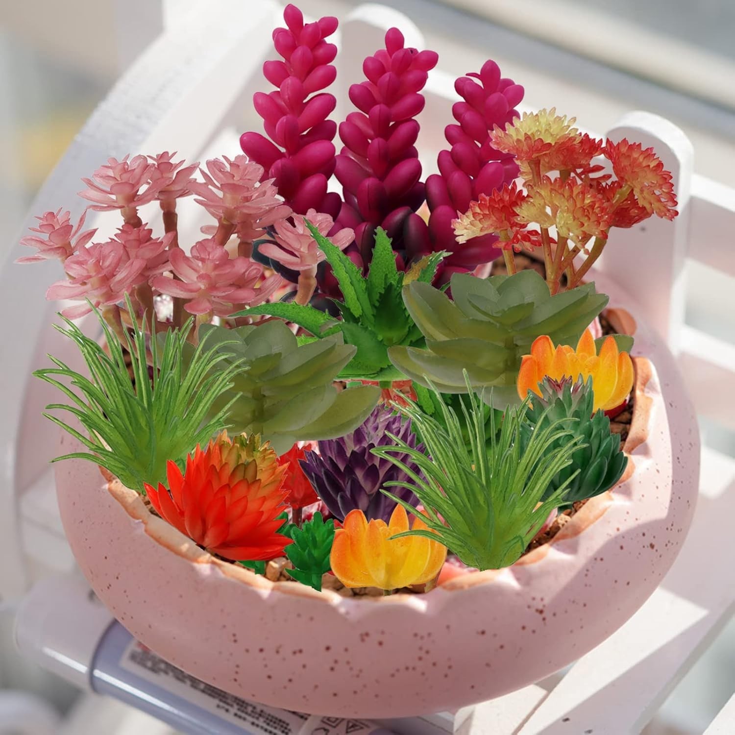 16/22 Pack Artificial Succulents Plants Unpotted Fake Succulents for Home Office