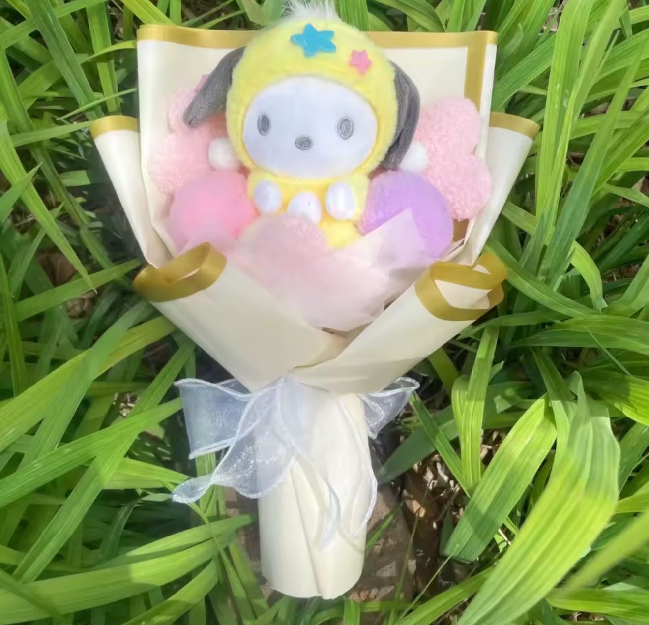 Sanrio Bouquet Floral Arrangement Kuromi Hello Kitty My Melody Cinnamoroll