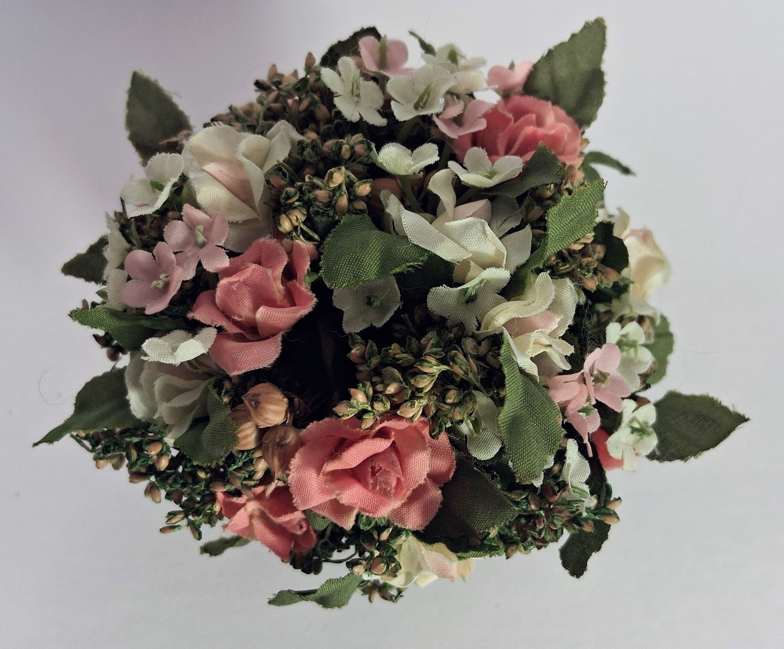 Floral Moss Small Center Piece Home Decor Accent Cottage Farmhouse Fairy Woods
